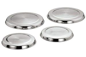Vinod Stainless Steel Electric Cooker Hob Ring Cover Lid Set of 4