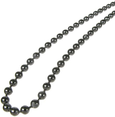 Cavendish French - Heavy black rhodium plated sterling silver chain