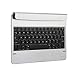 Price comparison product image BSHSDYHYT 3 Colors Wireless Bluetooth 3.0 ABS Keyboard Bracket Style Bluetooth keyboard For iPad Air2 air pro9.7 2017ipad (Color : Silver)