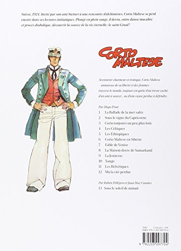 Couverture du livre de Corto Maltese en couleur, Tome 11 : Les helvétiques