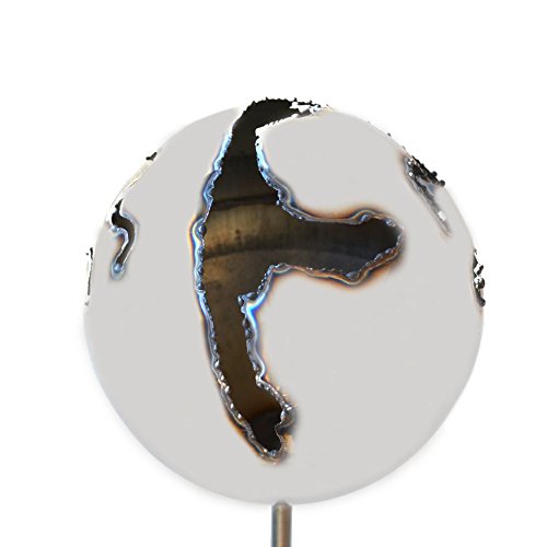 Syltiges Feuerkugel Insle Sylt aus Stahl, silber, 100 x 13 x 13 cm, 1165