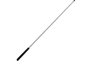 ValueBargain Pointer Stick, 100 cm Extendable Pointer with Non-slip Frosted Handle for Touchscreens, Office, Classroom, Black
