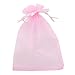 Produktbild Generic, Organza, für Hochzeiten, mit Kordelzug, Candy Packung, Schmuck Etui, Geschenk Beutel, 50 Stück (Pink), rose, 12x17cm