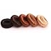 Fashion Bun Shapers Hair Doughnut Bun Ring Shaper Hair Donut Style Updo - Red Brown