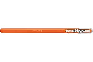 Pentel K110-V Mattehop Gel Ink Rollerball, 1.0mm Tip, Orange ink (Single Pen)