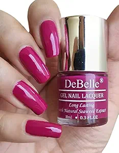 DeBelle Nail Polish, Glossy Finish, Dark Magenta, Camellia Berry, 8 Ml