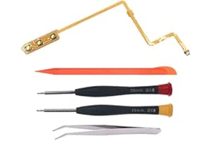 THE TECH DOCTOR Joy Con Câble de rechange pour Nintendo Switch avec kit d'outils - Kit de réparation professionnel (Volume Flex)