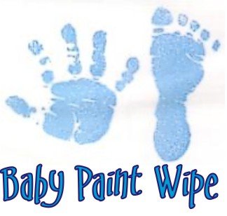Imp Prints Co Baby Hand Print Footprint Paint Wipe Kit (Blue)