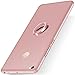 Produktbild XMT Xiaomi Mi Max 2 6.44" Hülle,Back Cover Etui Rück Schutzhülle Harte Kunststoff PC Handyhüllen mit Standring für Xiaomi Mi Max 2 Smartphone (Rose Gold)