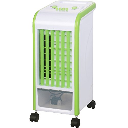 Syntrox Germany 4 in 1 Luftkühler Grün 800m³/h 4 Liter Tank Ventilator Luftbefeuchter und Lufterfrischer