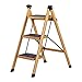 Produktbild EU11 2/3 3 Schritte Klappleiter Hocker Home Trittleiter Leiter, rutschfeste Pedaleiter Insulated Ladder Faltbarer, tragbarer (Größe : 3 Steps)