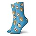 Produktbild Eine niedliche Dog_1328 Malerei Kunst gedruckt lustige Neuheit Tier lässig Baumwolle Crew Socken 11.8inch
