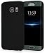 Produktbild MyGadget Silikon Hülle TPU Case für Samsung Galaxy S7 Edge - Soft Back Cover (1,2 mm Slim) Schutzhülle Dünn & Flexibel Handyhülle Schale - Matt Schwarz