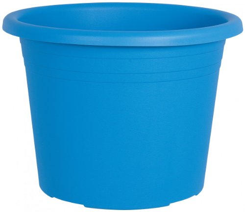 Blumenkübel CYLINDRO COLOURS rund aus Kunststoff, Farbe:hellblau;Durchmesser:50 cm