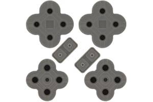 MONRIKON 2 Sets leitfähige Gummi-Tastenkontakte, D-Pads, Ersatz für Nintendo DS Lite NDSL DSL, Ersatzteile, Reparaturteile