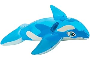 Intex 58523 John Adams 60-Inch Little Whale Ride-On, Blue