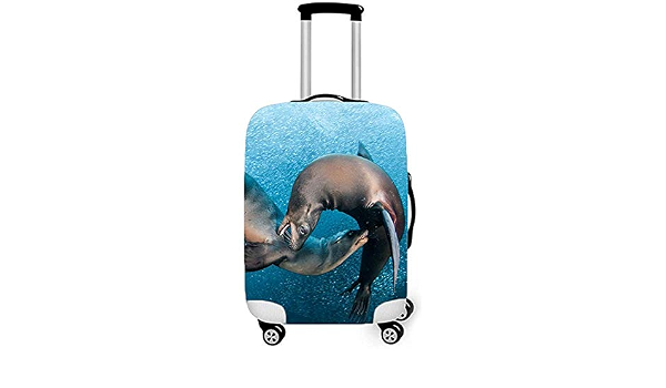 Copri valigie con stampa animalier mare Elasticità Copri valigia Adatto per  accessori da viaggio Regalo di viaggio Taglia S : Amazon.it: Valigeria