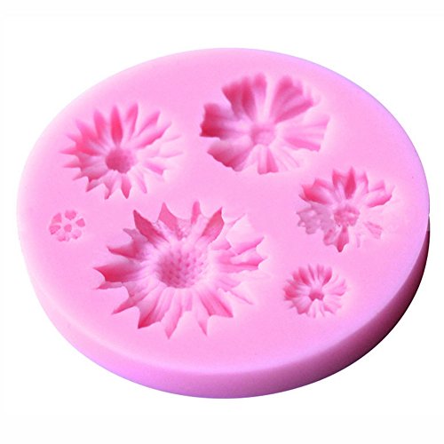 Blue Vessel Rosa Gänseblümchen Fondant Silikonform flüssige Silikonform