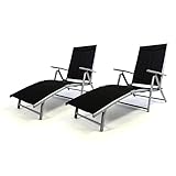 Dieses handliche Gartenliegestuhl Modell ist bis 110 kg belastbar. Seine Maße betragen: 170 (H) x 64 (B) x 85 (T) cm, Rückenlehne 64 x 52 cm, Sitz-/ Liegehöhe 30 cm. Obendrein ist die Rückenlehne für eine optimale, entspannende Liege- und Sitzposition 7-fach verstellbar.