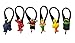 6 pcs Sesame Street Soft Zipper Pull Charms for Backpack Bag Pendant Jacket