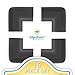 Edge Armor Corner Protectors - 16 Piece Value Pack Black