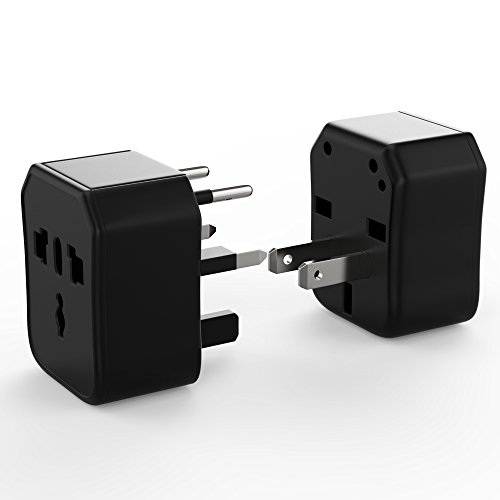 shenzoo® Reiseadapter universal für China, USA, Japan, Kanada, Australien, UK in weiss - 3