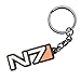 Produktbild Mass Effect Schlüsselanhänger N7 Logo 11,7cm schwarz