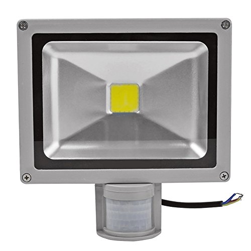 Leetop 50W SMD LED Strahler Fluter IP65 Flutlicht Leuchtmittel Scheinwerfer kaltweiß Wandstrahler Außenstahler Leuchtmittel mit PIR Bewegungsmelder(2 Stücke) - 3