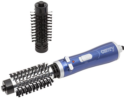 Preisvergleich Produktbild Rotierende Warmluftbürste / Elektrischer Lockenstab / Volumen und Lockenstyler / 2 Aufsätze / 3 Temperatureinstellungen / 1000 Watt