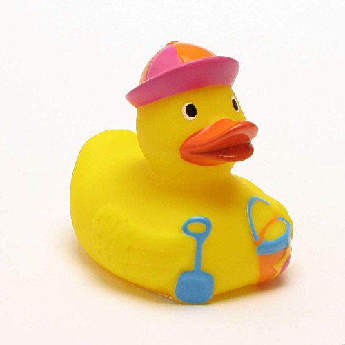 DUCKSHOP | Badeente Sandkasten | Quietscheente | L: 7,5 cm