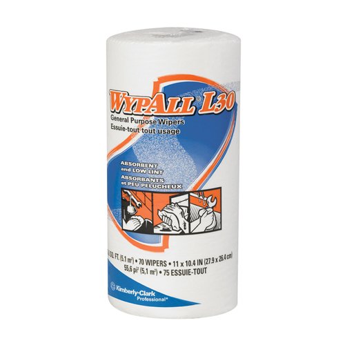 Kimberly-Clark Wypall L30 Wipers, Professional - Model 5843 - Case Of 1680 - Model 5843