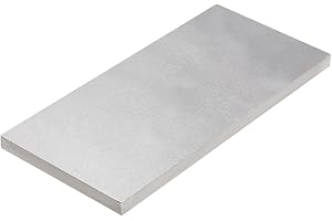 UNICRAFTALE Banco de trabajo cuadrado de acero yunque Bancos de trabajo herramientas de joyería plana bloque de metal para fabricación de joyas reparación de estampado DIY herramientas 17x8x0.8cm