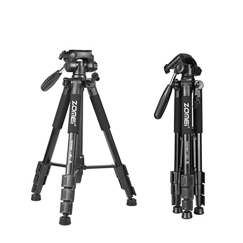 Preisvergleich Produktbild Zomei® Z666 Tripod Dreibeinstativ Leichtes Stative Stativ mit 3 Wege Kopf für Kamera Canon Nikon Sony Petax