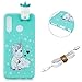 Produktbild QY Mart Karikatur Hülle Compatible with Huawei P30 Pro/P30 Plus Niedliche 3D Tier Weiche Silikon Handyhülle Dünne TPU Gel Gummi Bumper Stoßfeste Handytasche mit Kopfhörer Organizer - Musik Einhorn