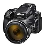 Coolpix P1000, correa de la cámara, tapón del objetivo, batería recargable Li-Ion, adaptador CA/cargador, DE objetivo de bayoneta, Cable USB