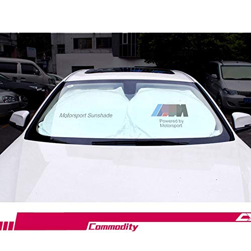 YIKA Pare-Brise Pare-Soleil - Bloque Les Rayons UV Pare-Soleil Protector, Pare-Soleil pour Garder Votre Véhicule Cool Damage Gratuit pour BMW,