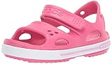 Estación: Primavera/Verano Crocs Crocband II Sandal PS K, Sandalias Unisex niños, Rosa (Paradise Pink/Carnation), 19/20 EU
