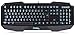 Price comparison product image Donzo/859 Gaming Keyboard (German Keyboard Layout QWERTZ, LED Light, USB) Black