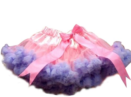0-9T Baby Tutu Skirt Pink Children Girls Fluffy Pettiskirt Dancing Party Skirts