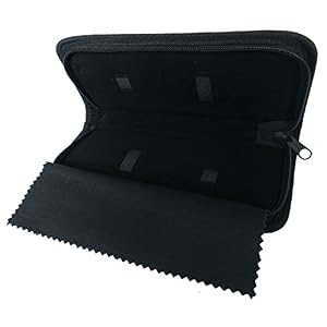 PROFESSIONAL HAIRDRESSING HAIR CUTTING CASE BARBER SALON TWO SCISSORS POUCH BLACK - Image 3