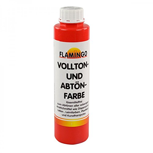 Volltonfarbe Abtönfarbe Flamingo 750ml rot Wandfarbe Farbe Malerfarbe