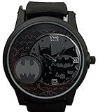 Batman Herren bat9356 schwarz Rubber Strap analoge Uhr