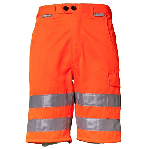 Planam Shorts "Warnschutz" Größe XXL in orange, 2015060