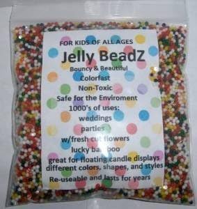HUGE 16oz. ALMOST 30,000 Jelly BeadZ? Water Bead Gel- Rainbow Mix by LAW