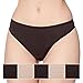 Debenhams Womens Pack Of Five Black Microfibre Thongs 16