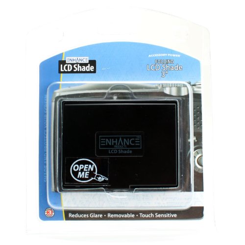 ENHANCE Pare Soleil Prot  ge Ecran Universel pour Appareils Photo Num  riques avec Ecran LCD de 3 pouces  7 62 cm  au Format 4 3 - Canon   Sony   Nikon