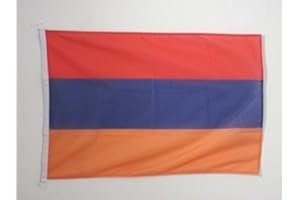 AZ FLAG Pavillon Nautique Arménie 45x30cm - Drapeau de Bateau arménien 30 x 45 cm