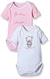 SALT AND PEPPER Baby Girls Crew Neck Short Sleeve Bodysuit