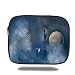 Produktbild Tablet Bag for Ipad air 2/3/4/mini 9.7 inch,Fantasy,Castle on Clouds at Moon Night Scary Gothic Fiction Medieval Mythology Evil Graphic,Dark Blue,Bag
