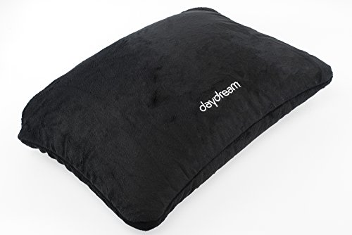 daydream: patentiertes 3-in-1 Nackenkissen mit Mikroperlen, schwarz (N-5501) - 6